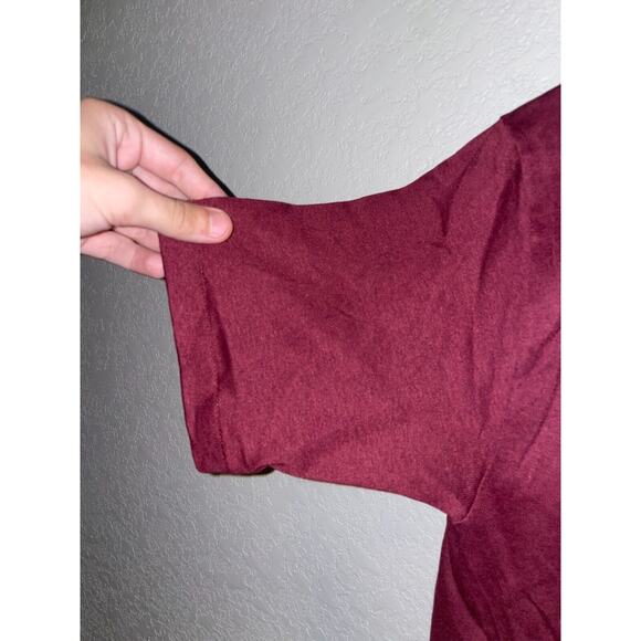 Vintage Las Vegas Shirt Jerzees M USA 90s Southwest Tee Native Graphic Maroon - Picture 7 of 13